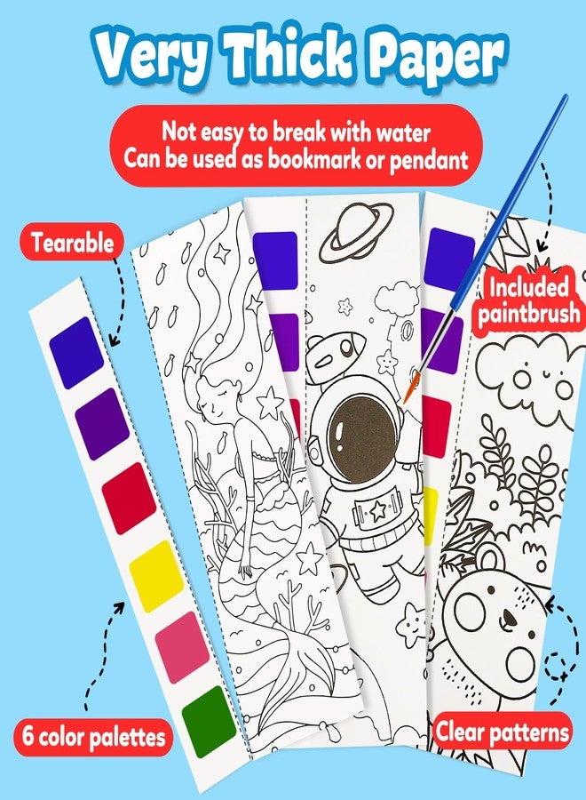 FQKIOMY Water Coloring Book,Paint with Water Books for Kids Ages 3-5,Watercolor Painting Book for Toddlers 4-6,Creative Arts and Crafts & Airplane Travel Essentials for Boys Girls(5 PCS) - Image 4